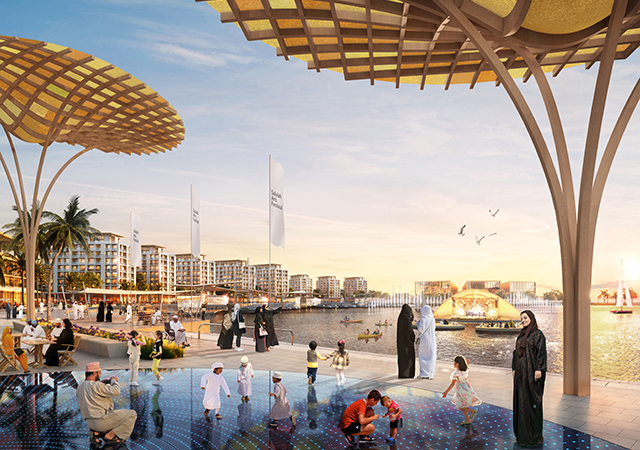 The Marina plaza at New City Salalah.